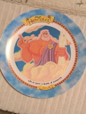 Vintage | 1997 McDonald's Collectors Plate | Zeus from Hercules